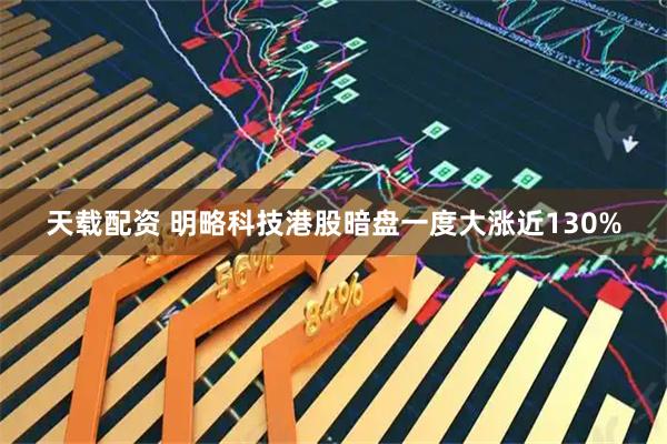 天载配资 明略科技港股暗盘一度大涨近130%