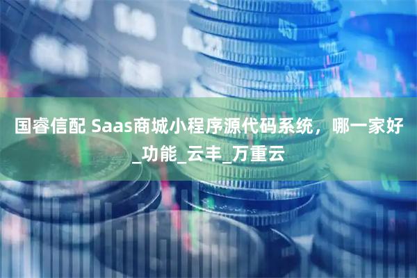 国睿信配 Saas商城小程序源代码系统，哪一家好_功能_云丰_万重云
